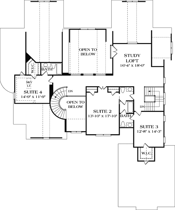 Upper/Second Floor Plan:106-597