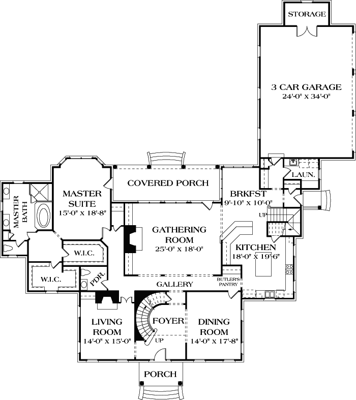 Main Floor Plan: 106-601