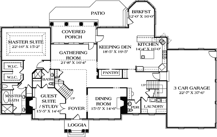 Main Floor Plan: 106-603