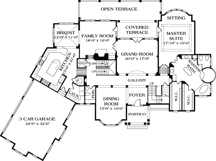 Main Floor Plan: 106-604