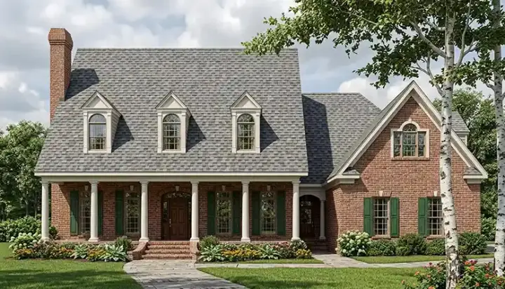 Southern house plans 106-606 - front exterior, 5,311 sq ft, 5 bed, 4 bath house plans | Monster House Plans