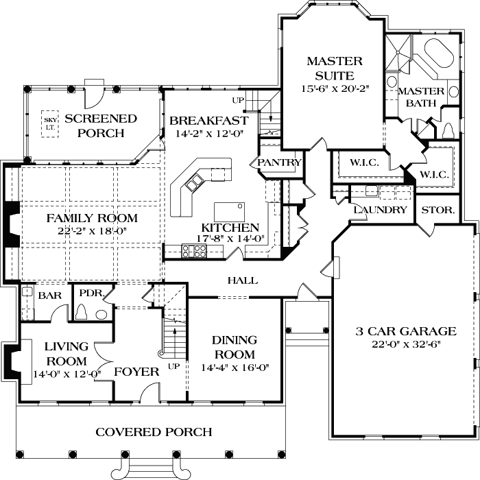 Main Floor Plan: 106-606