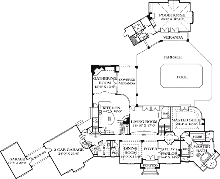 Main Floor Plan: 106-607