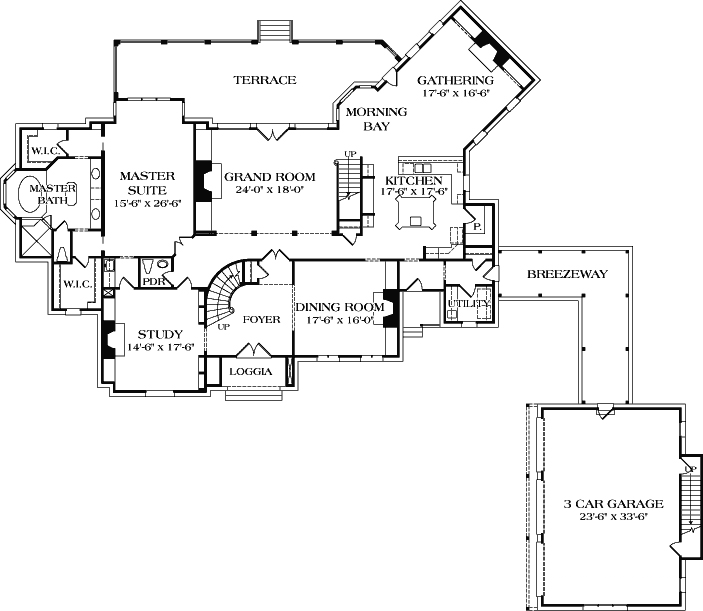 Main Floor Plan: 106-608