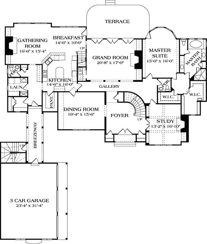 Main Floor Plan: 106-609