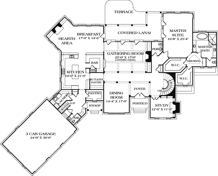 Main Floor Plan: 106-610