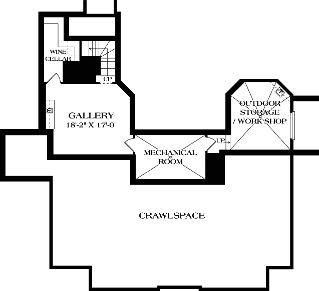 Lower Floor Plan:106-612