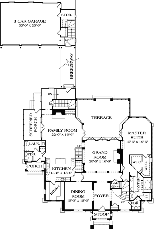 Main Floor Plan: 106-612