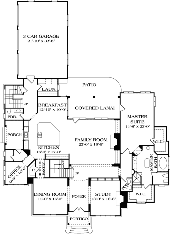 Main Floor Plan: 106-614