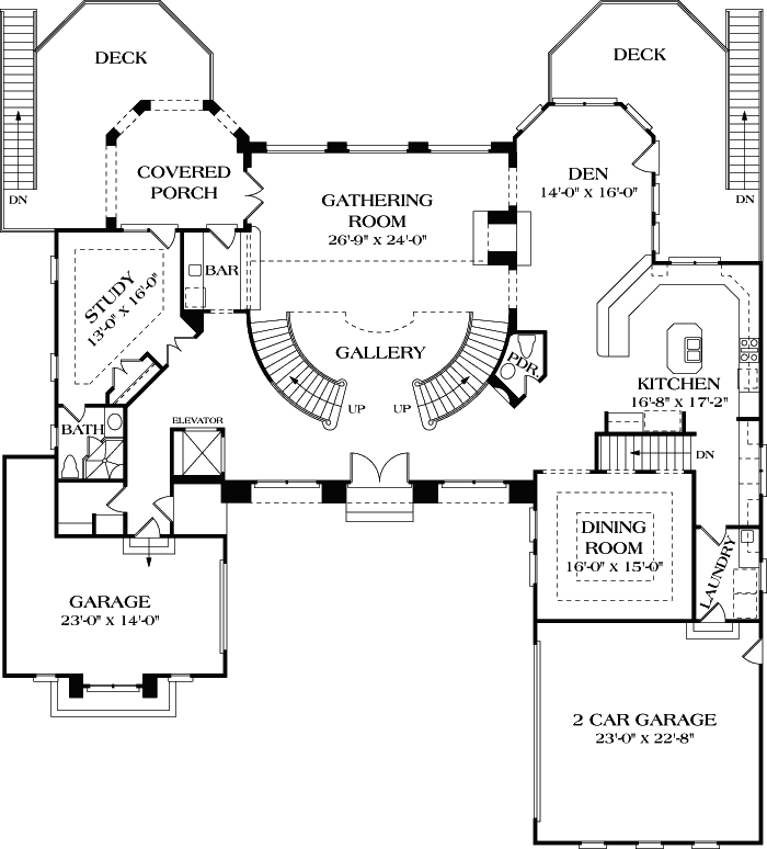 Main Floor Plan: 106-615