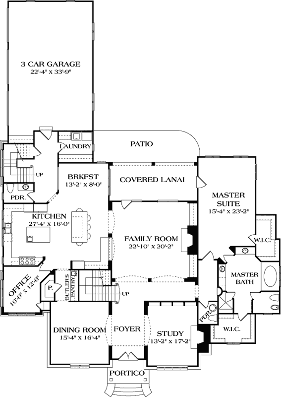 Main Floor Plan: 106-618