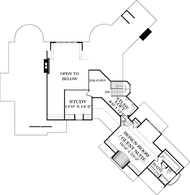 Upper/Second Floor Plan: 106-622