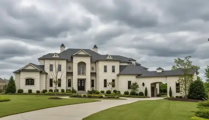 Mediterranean house plans 106-623 - front exterior, 6,820 sq ft, 5 bed, 4 bath house plans | Monster House Plans