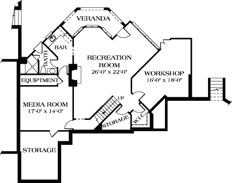 Lower Floor Plan:106-623