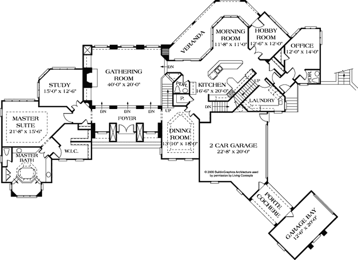 Main Floor Plan: 106-623