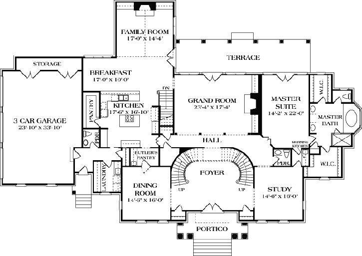 Main Floor Plan: 106-624