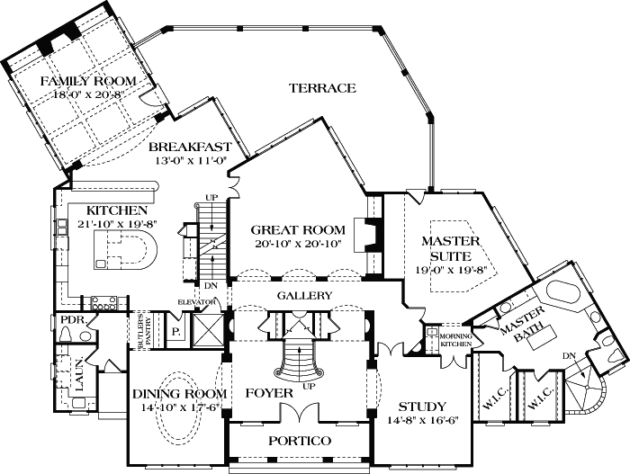 Main Floor Plan: 106-626