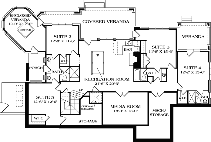 Lower Floor Plan: 106-627