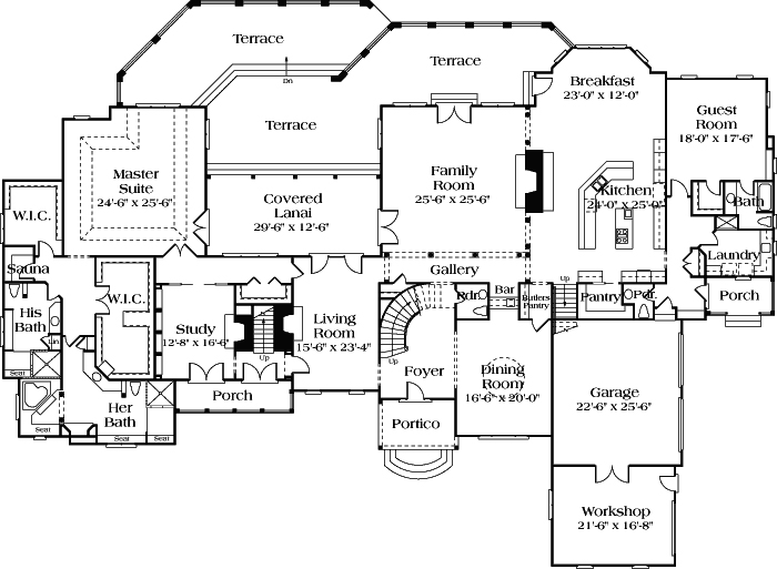 Main Floor Plan: 106-629