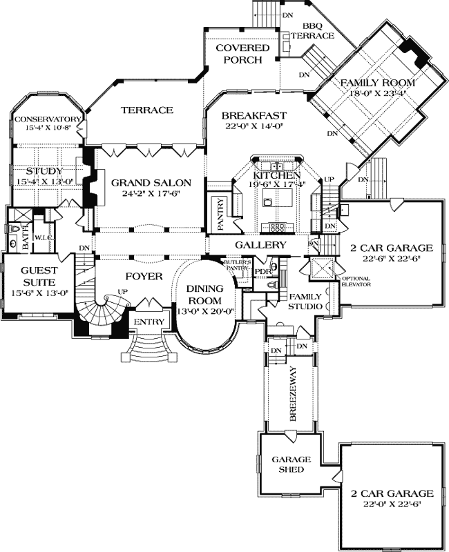 Main Floor Plan: 106-630