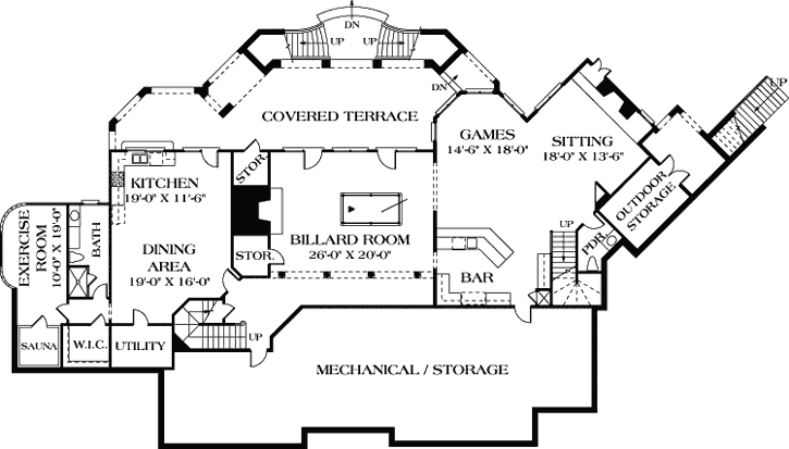 Lower Floor Plan:106-631