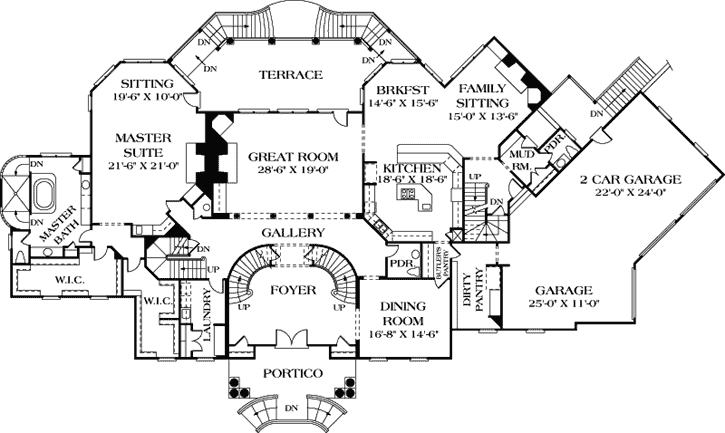 Main Floor Plan: 106-631