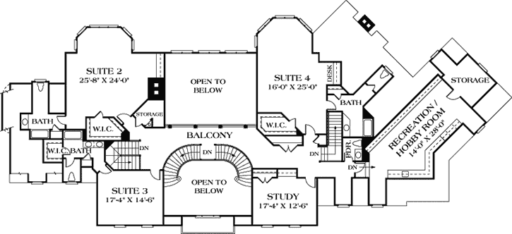 Upper/Second Floor Plan:106-631