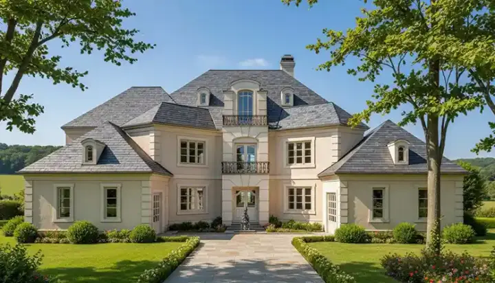 Mediterranean house plans 106-633 - front exterior, 8,166 sq ft, 6 bed, 5 bath house plans | Monster House Plans
