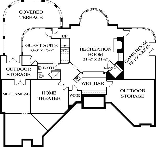 Lower Floor Plan:106-633