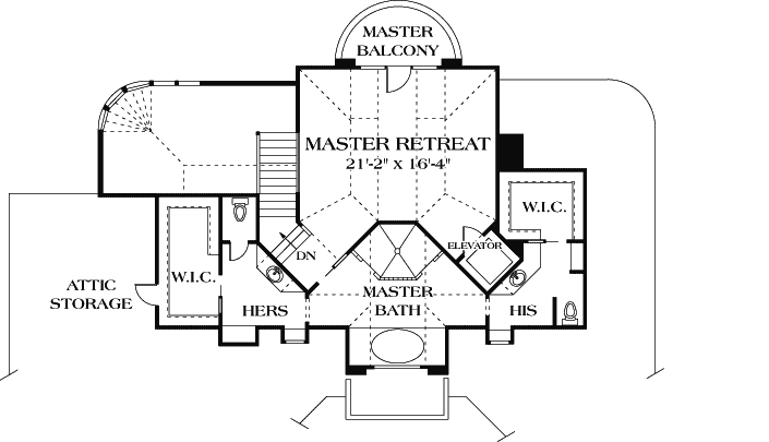 Third Floor Plan:106-633