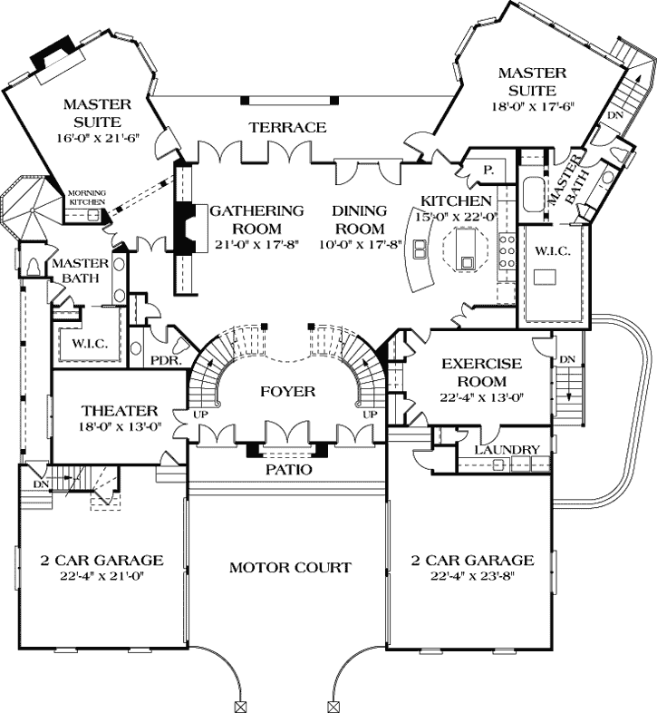 Main Floor Plan: 106-634