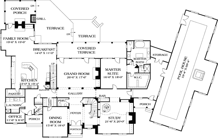 Main Floor Plan: 106-635