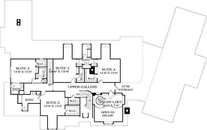 Upper/Second Floor Plan:106-635