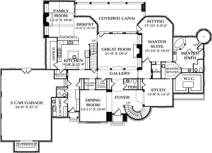 Main Floor Plan: 106-636