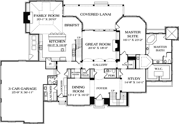 Main Floor Plan: 106-637