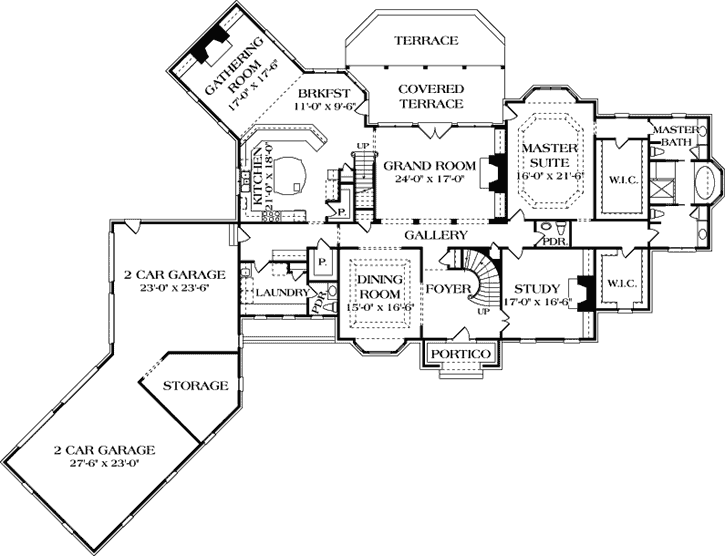 Main Floor Plan: 106-638