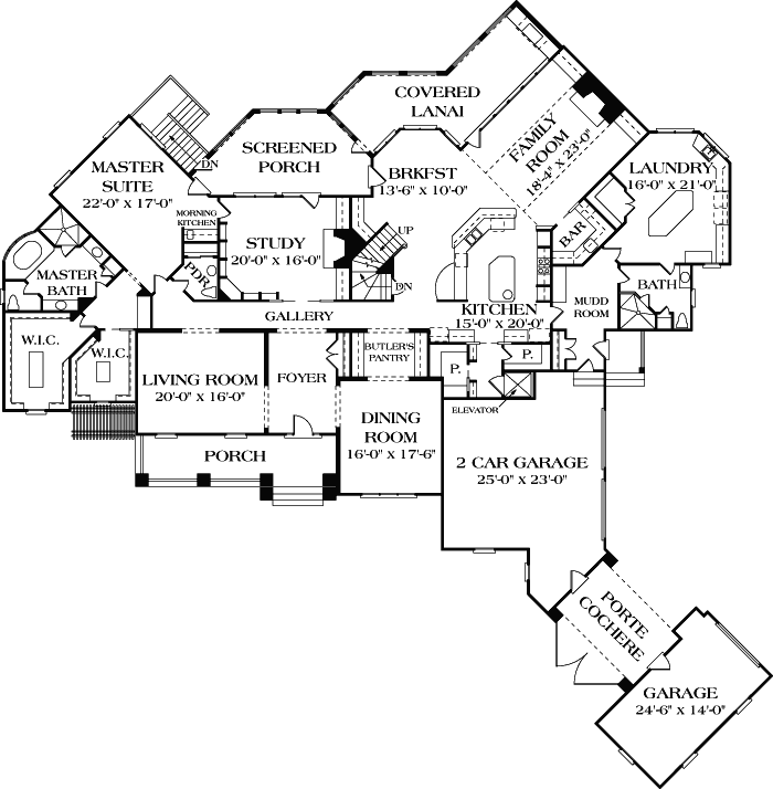 Main Floor Plan: 106-639