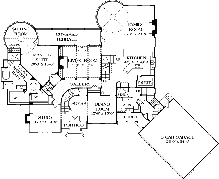 Main Floor Plan: 106-641