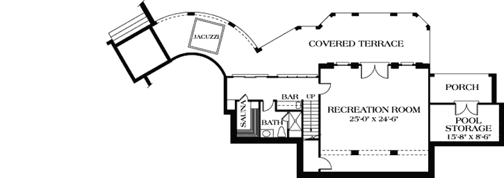 Lower Floor Plan: 106-643