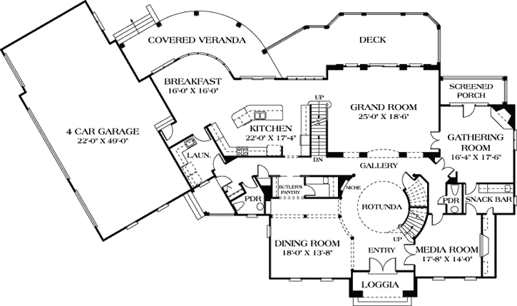 Main Floor Plan: 106-643