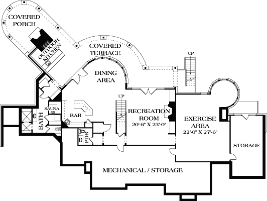 Lower Floor Plan: 106-644
