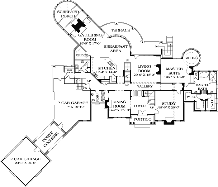 Main Floor Plan: 106-644