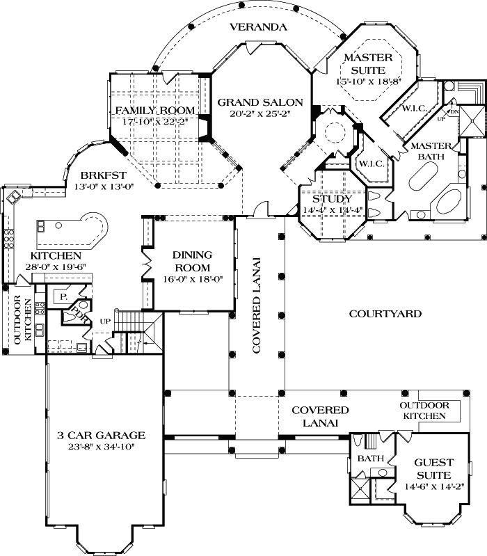 Main Floor Plan: 106-646