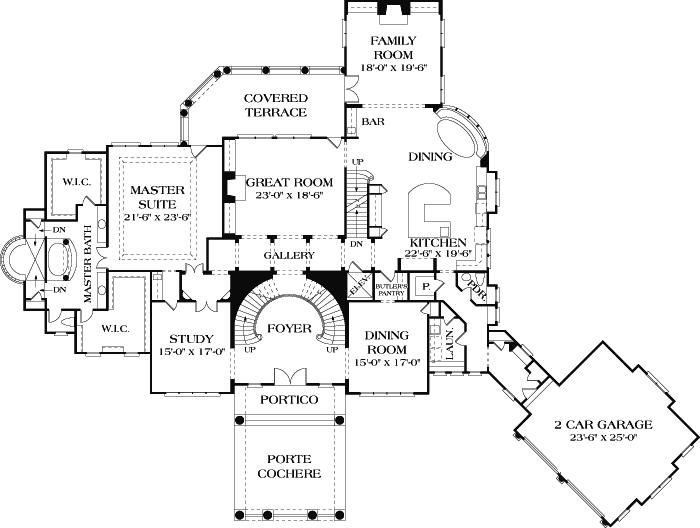 Main Floor Plan: 106-648