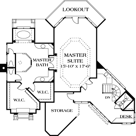 Third Floor Plan:106-649