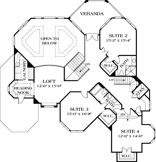 Upper/Second Floor Plan:106-649