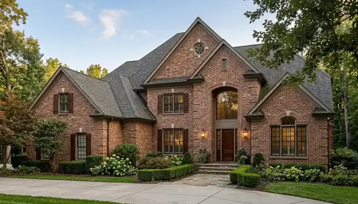 Traditional house plans 106-651 - front exterior, 7,060 sq ft, 4 bed, 5 bath house plans | Monster House Plans