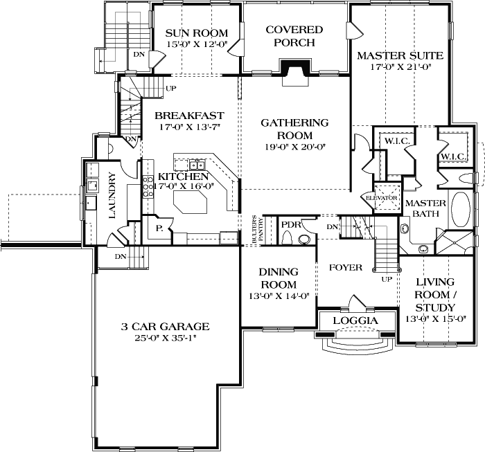 Main Floor Plan: 106-651