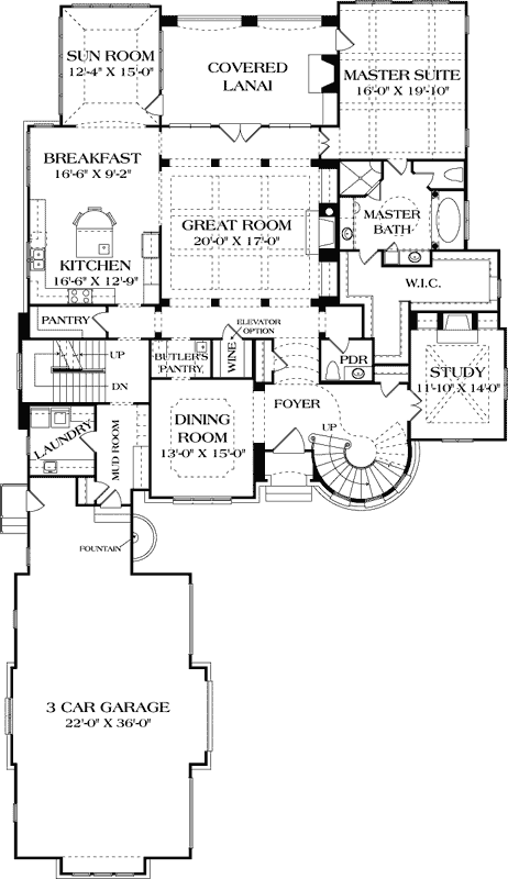 Main Floor Plan: 106-653