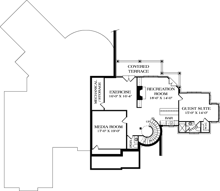 Lower Floor Plan:106-654